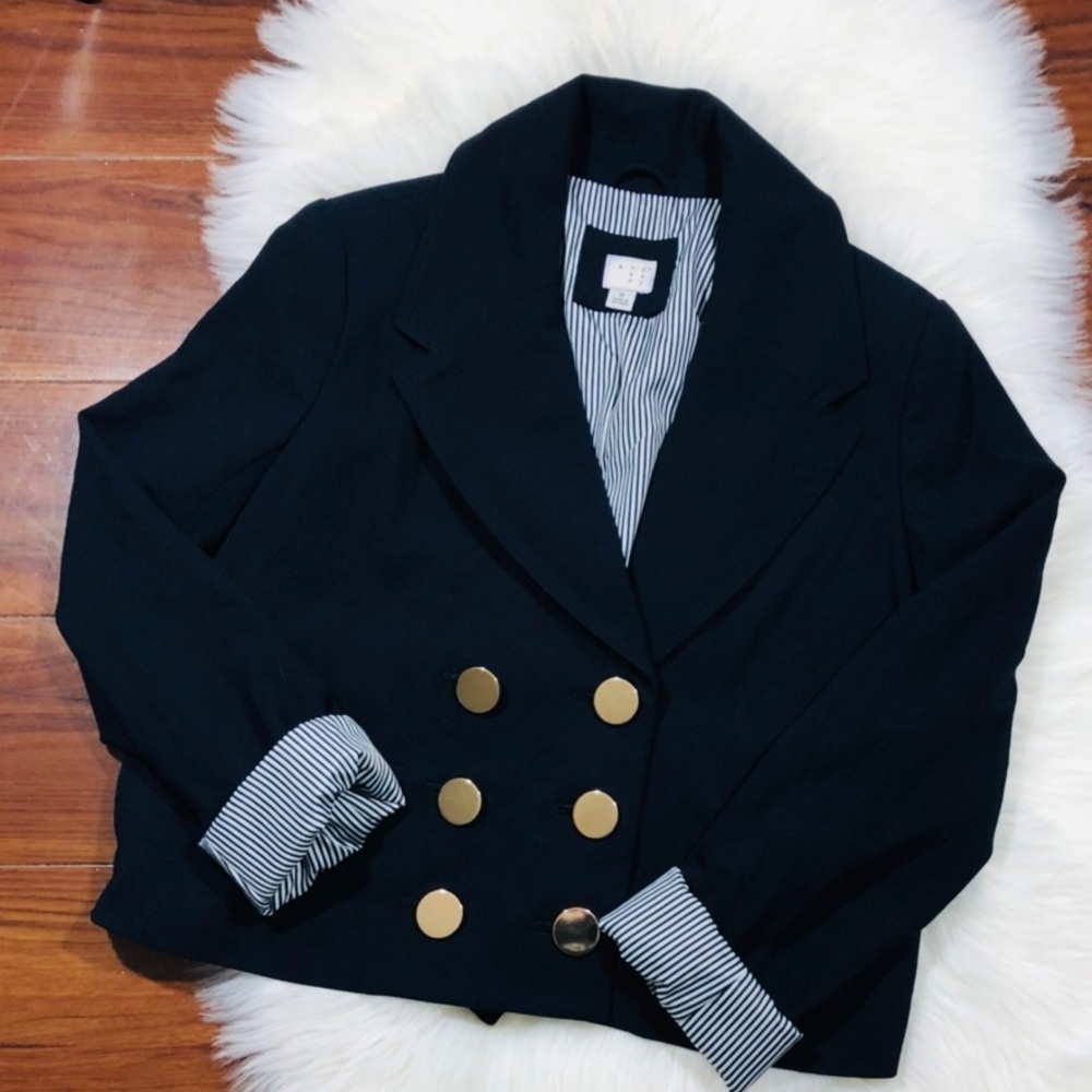 A New Day Nautical Short Blazer